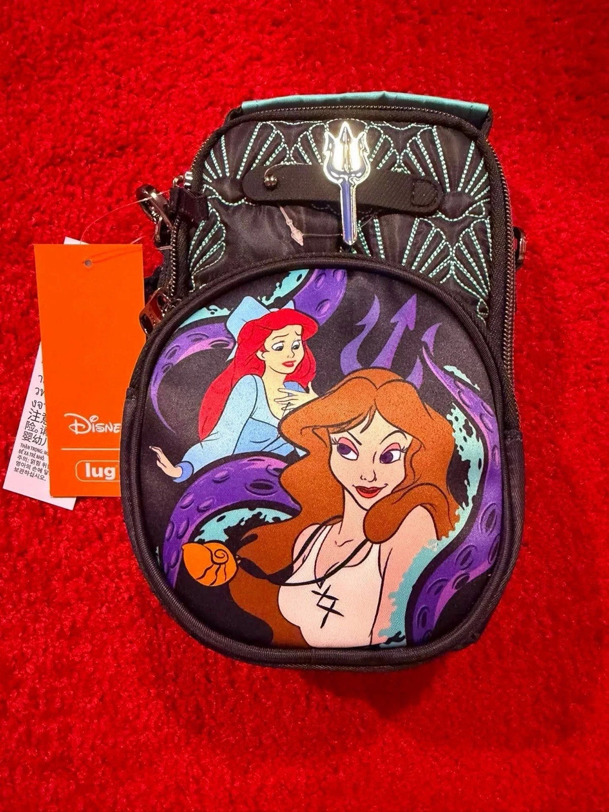 New 2026 Disney D23 Epic Rivals Ariel Ursula The Little Mermaid Lug Bag