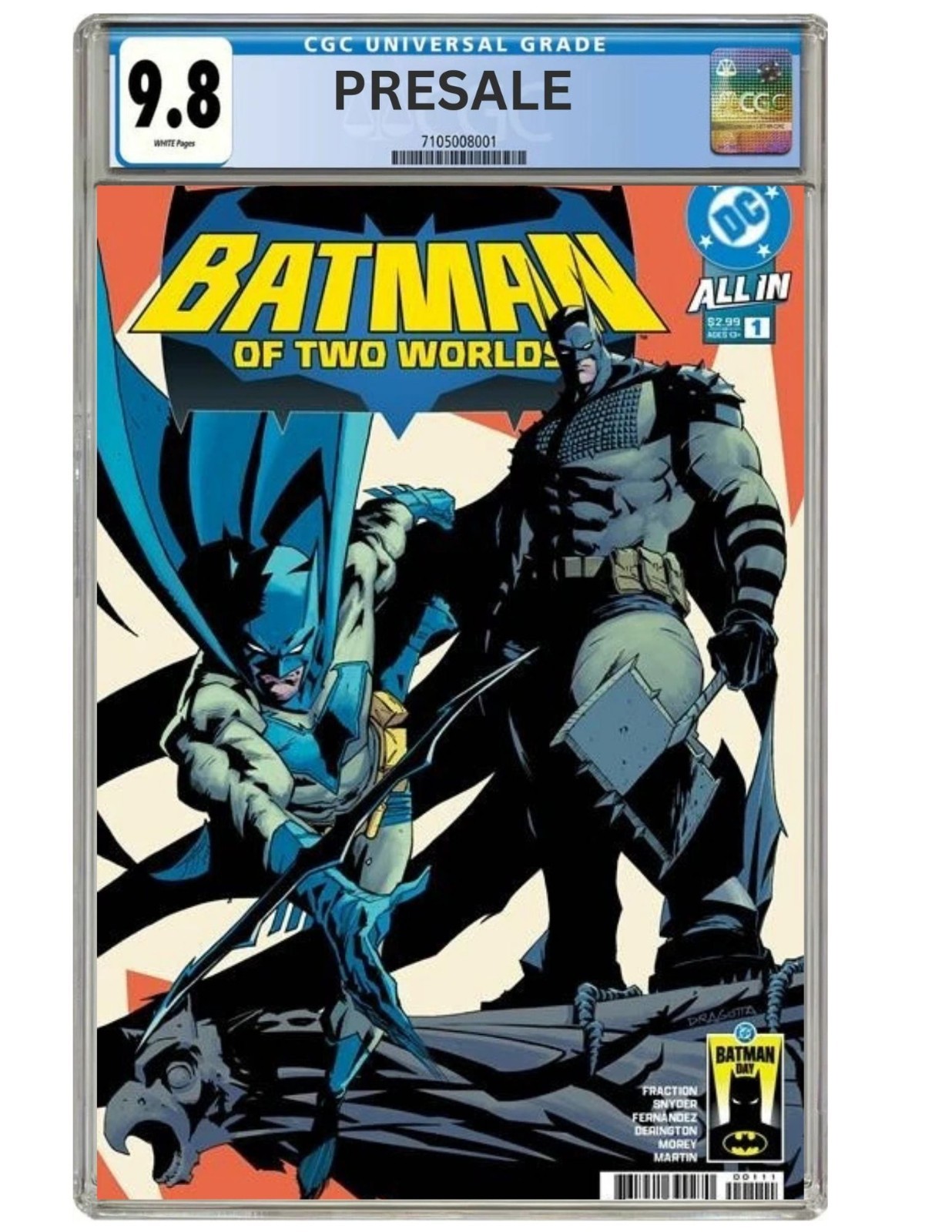 CGC 9.8 Batman of Two Worlds #1 Scott Snyder Pre-Sale 9-19-26 ABSOLUTE Day 2026