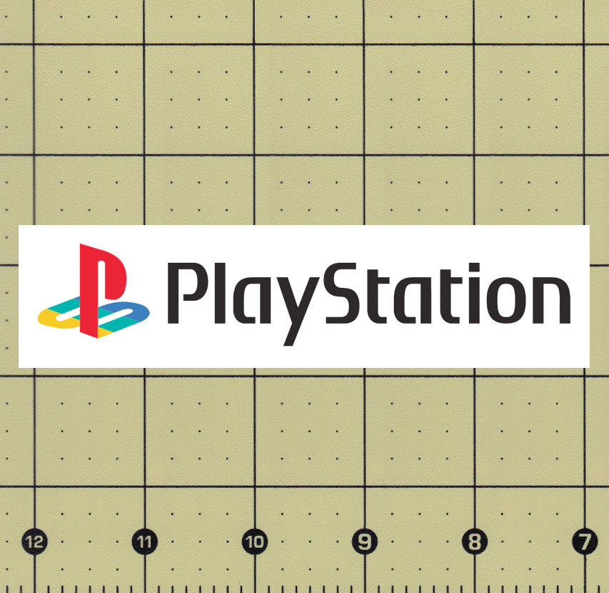 CUSTOM MADE COLLECTIBLE PS1 PLAYSTATION 1 LOGO MAGNET (1¼\