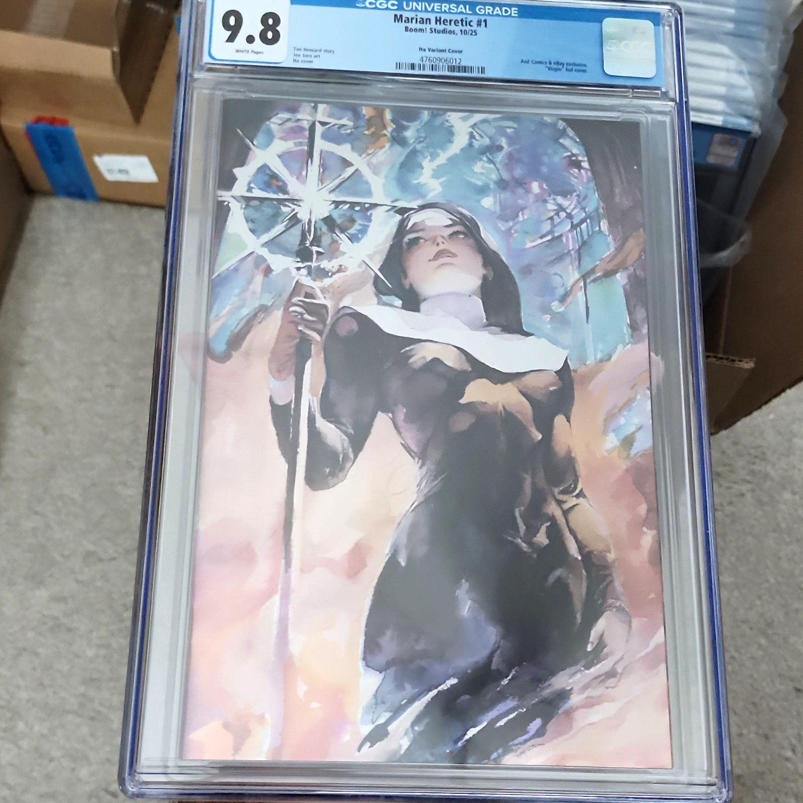Marian Heretic #1 CGC 9.8 Ito Virgin Foil Variant Cover Boom Studios 2025
