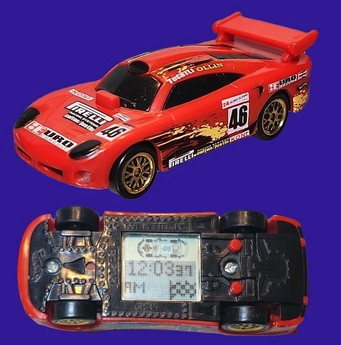 RARE 1997 Hot Wheels Mattel LCD Game Car Electronic Game Collectible Works 20258
