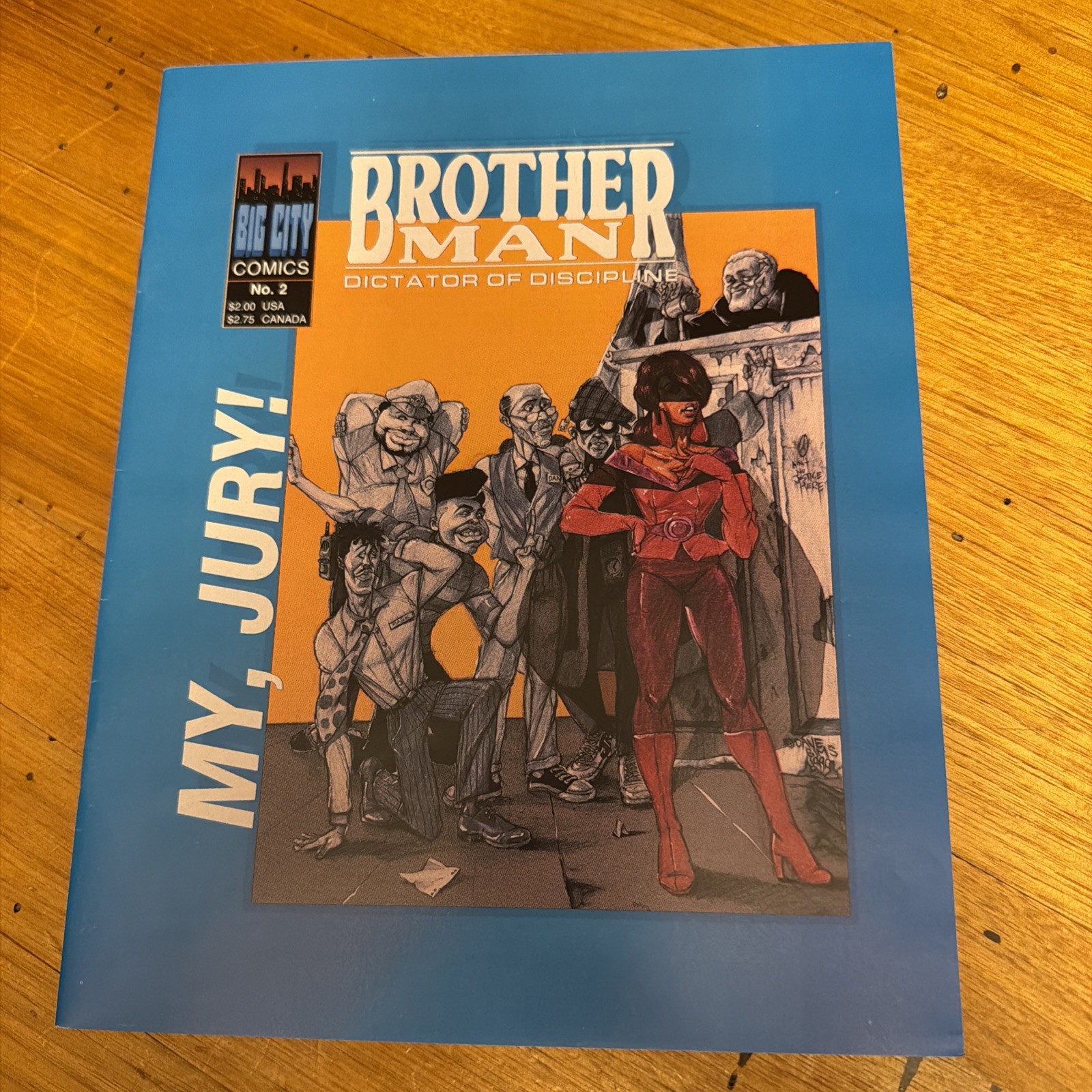 BIG CITY Comics Brotherman: Dictator of Discipline #2 My, Jury-GREAT CONDITION