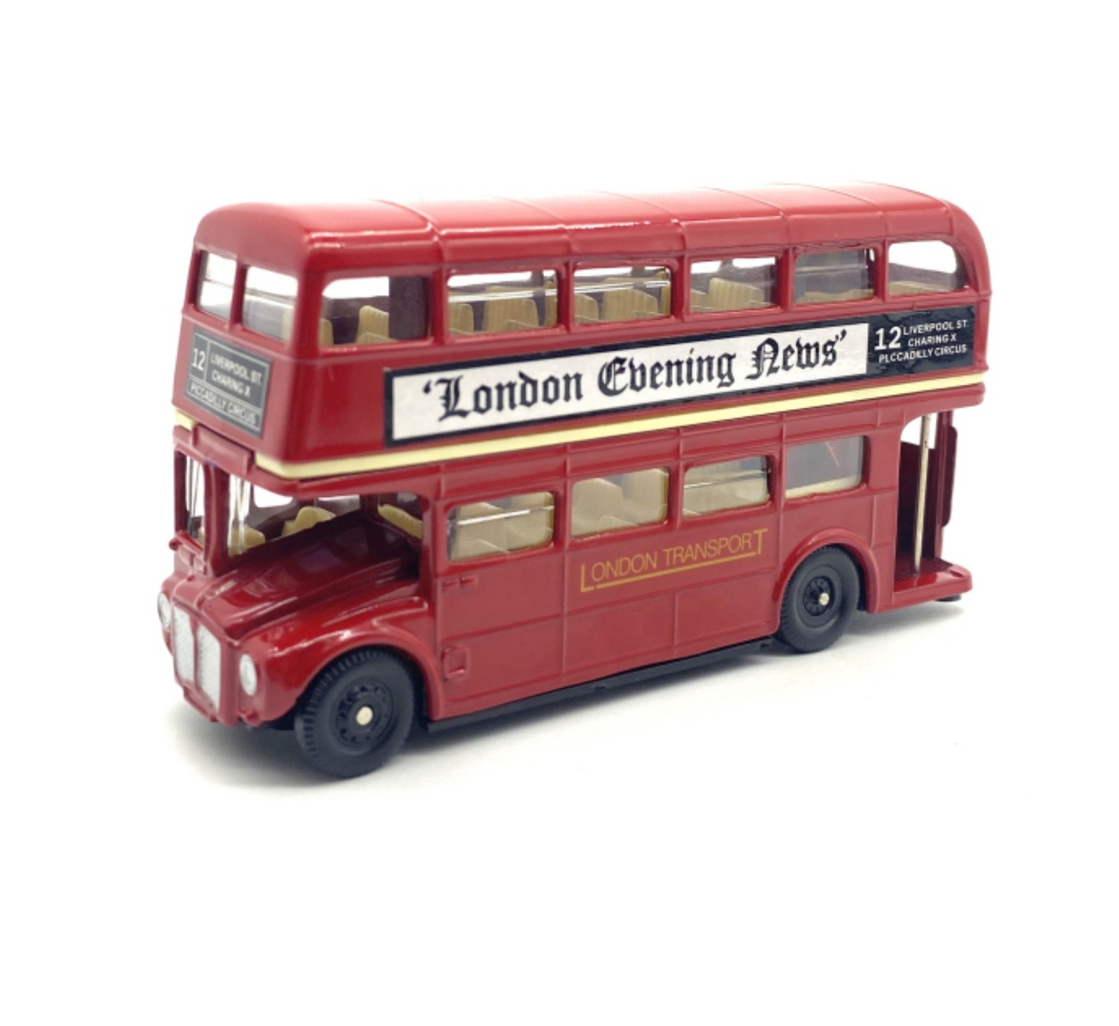1:76 Alloy Routemaster Double Decker Bus Red London Transport OO Gauge