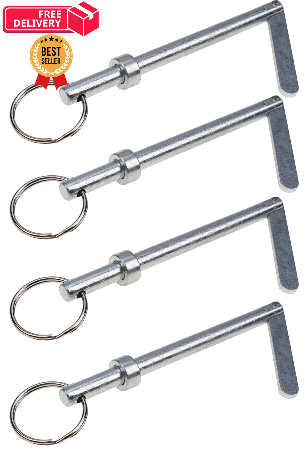 YUXSOUQ 4 PCS Elevator Door Key Emergency Drop Fits Universal Sliver