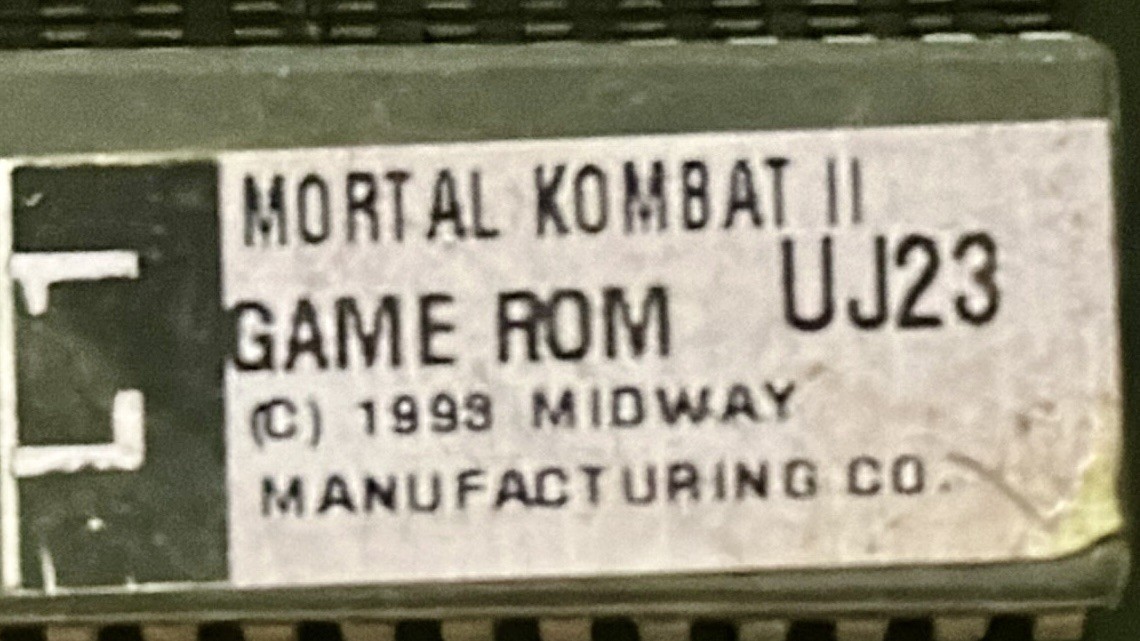 MORTAL KOMBAT 2  ARCADE PCB CHALLENGER Version with Sound Board