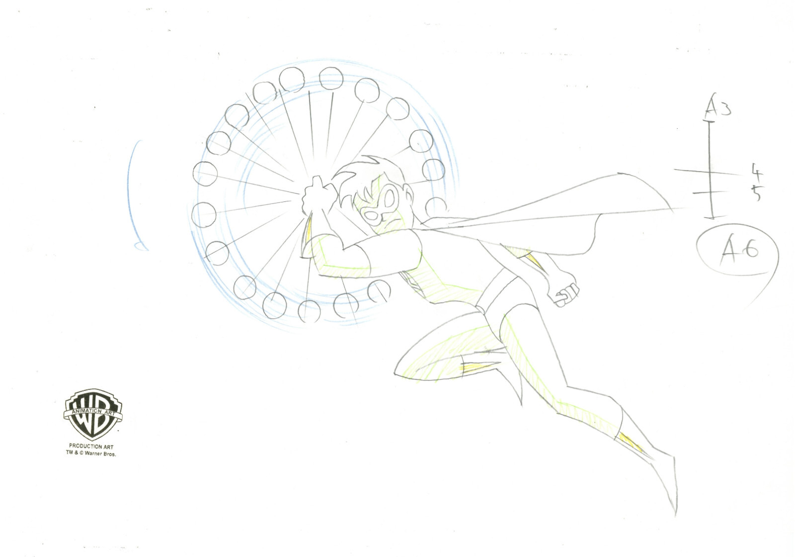 Batman:Mystery of the Batwoman- Original Production Drawing-Robin