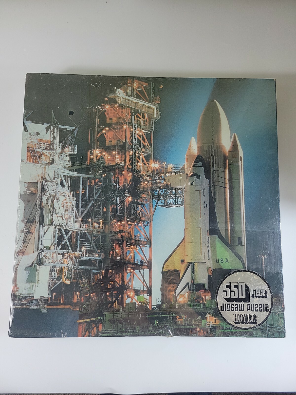 HAIL COLUMBIA PUZZLE NEW 1982 HOYLE 550 PC SPACE SHUTTLE NASA #8021 SEALED.
