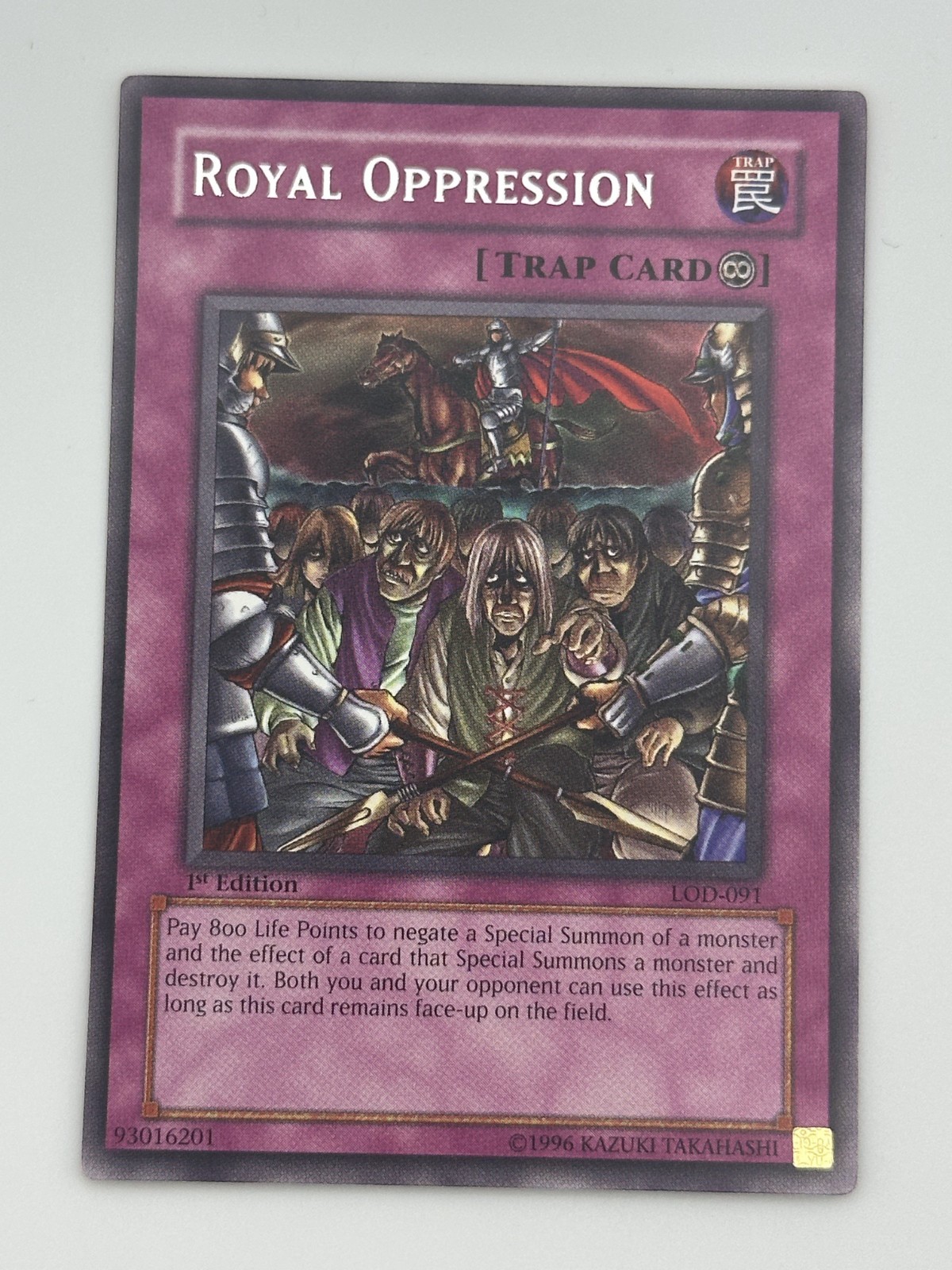 KONAMI YU-GI-OH ROYAL OPPRESSION #LOD-091 RARE 1ST EDITION