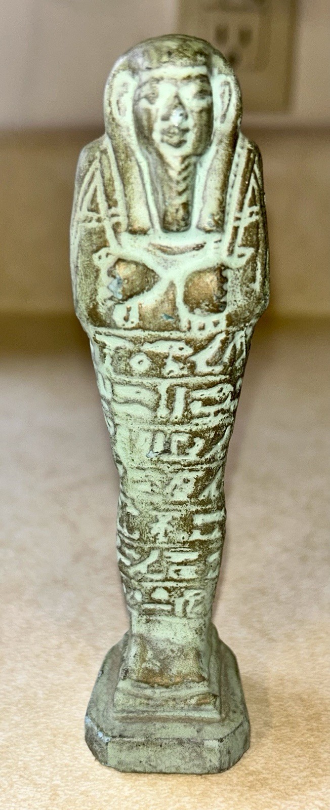 Egyptian Mummy Or Ushabti Direct Cast of Original Mummy From Ancient Egypt Tomb