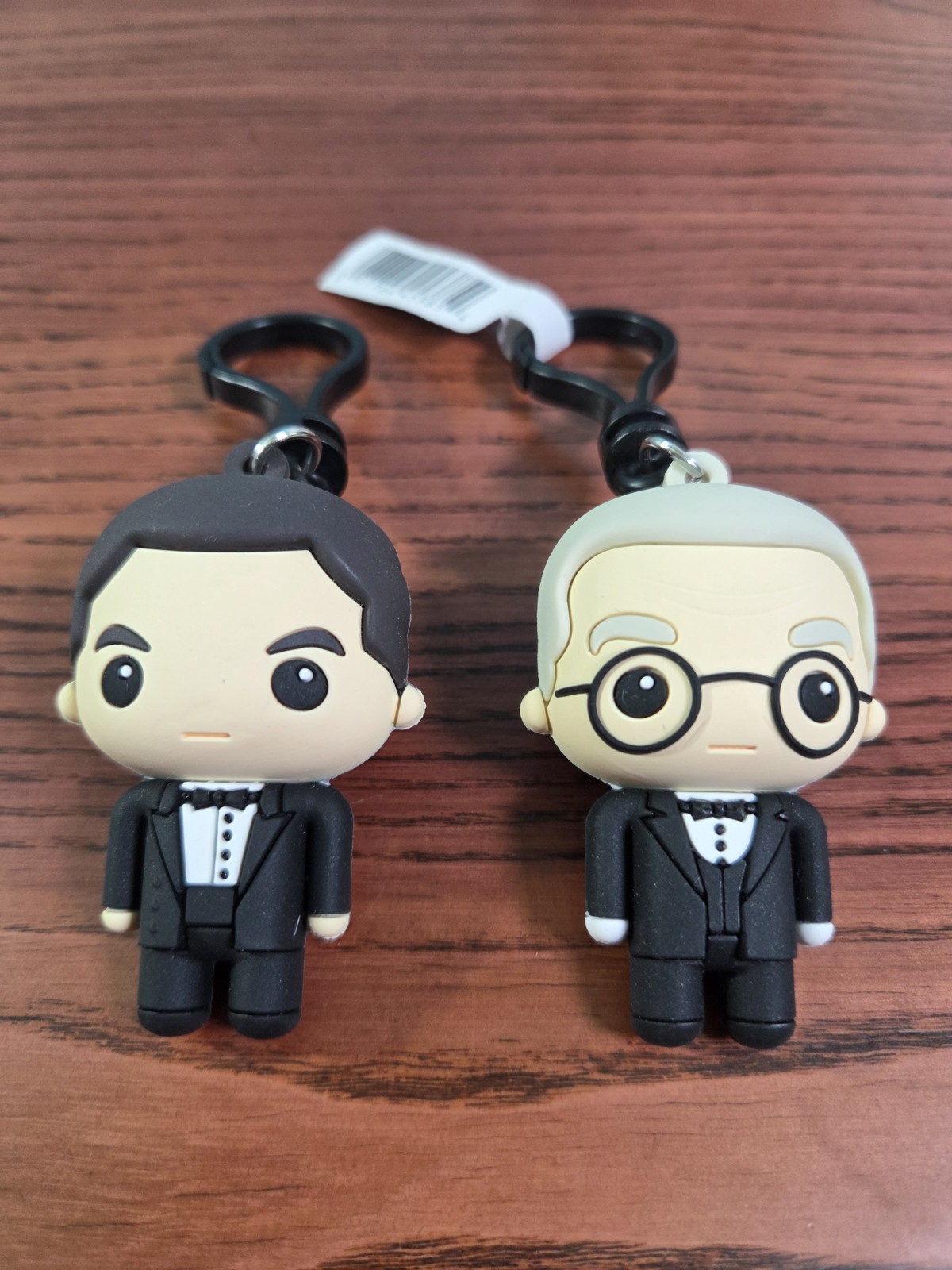 Batman 85th Anniversary Bag Clips Set Of 2 -Alfred &Bruce Wayne