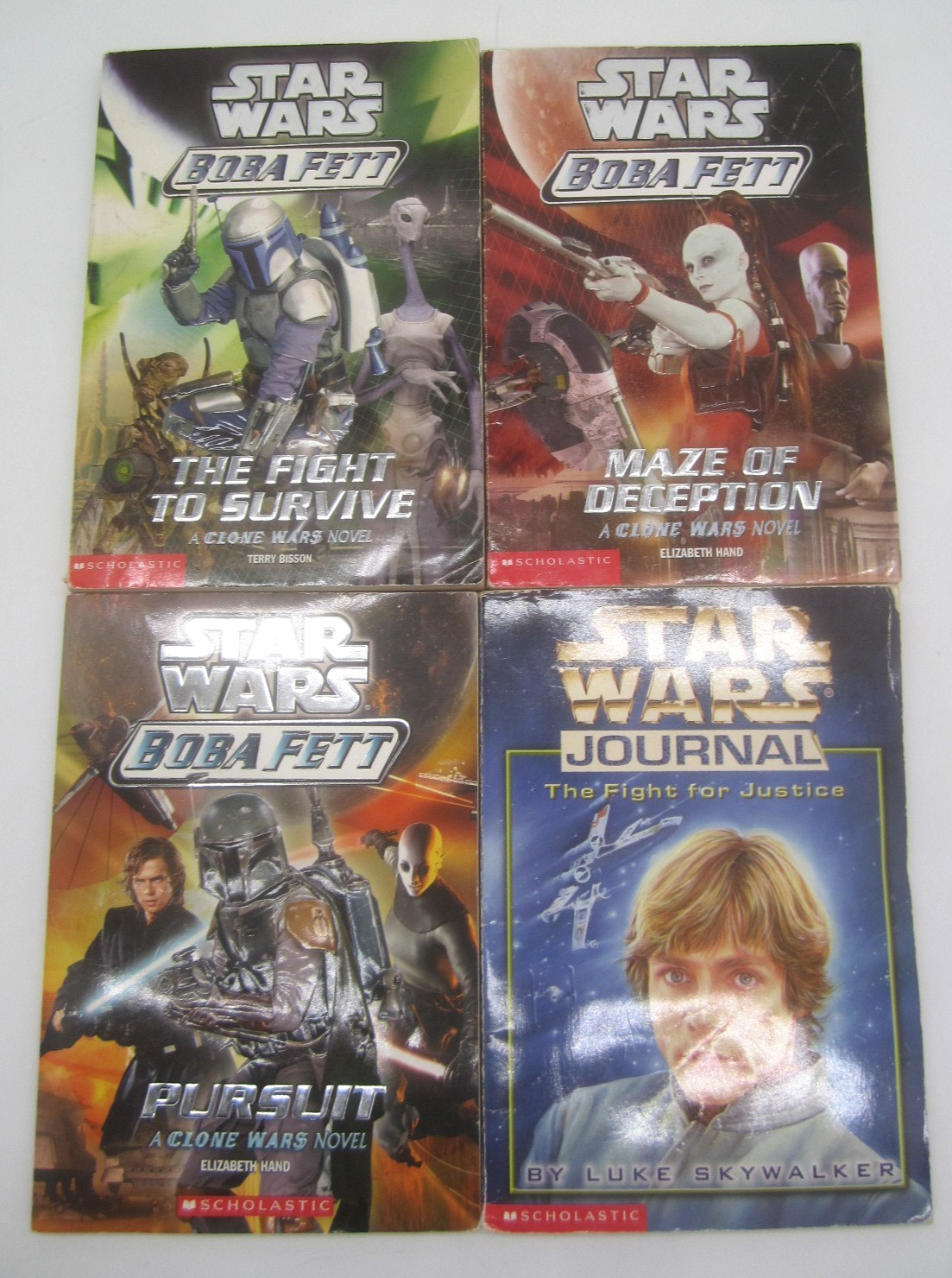 Star Wars Boba Fett Series  - 4 Paperback books Vintage 2004