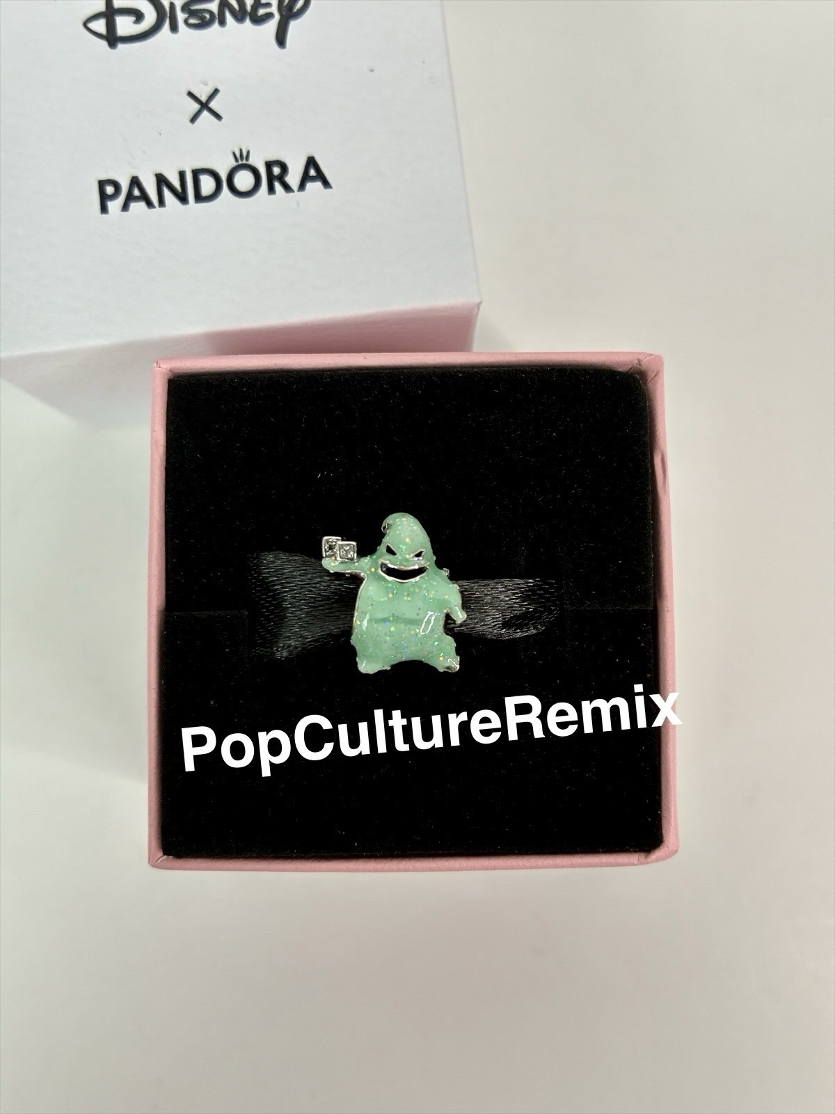 Disney Parks Nightmare Before Christmas Oogie Boogie GITD Pandora Charm