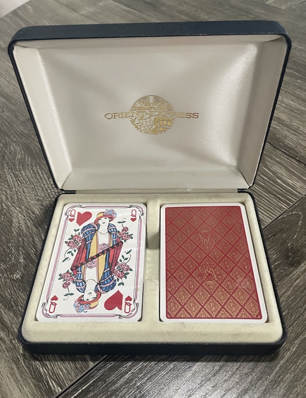 VENICE SIMPLON ORIENT EXPRESS Sealed Double Deck Playing Cards Rare Vintage