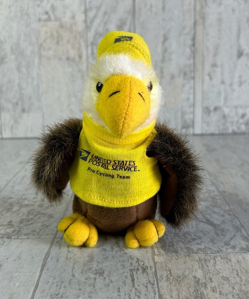 USPS Post Office American Eagle Plush Pro Cycling Team Toy United States