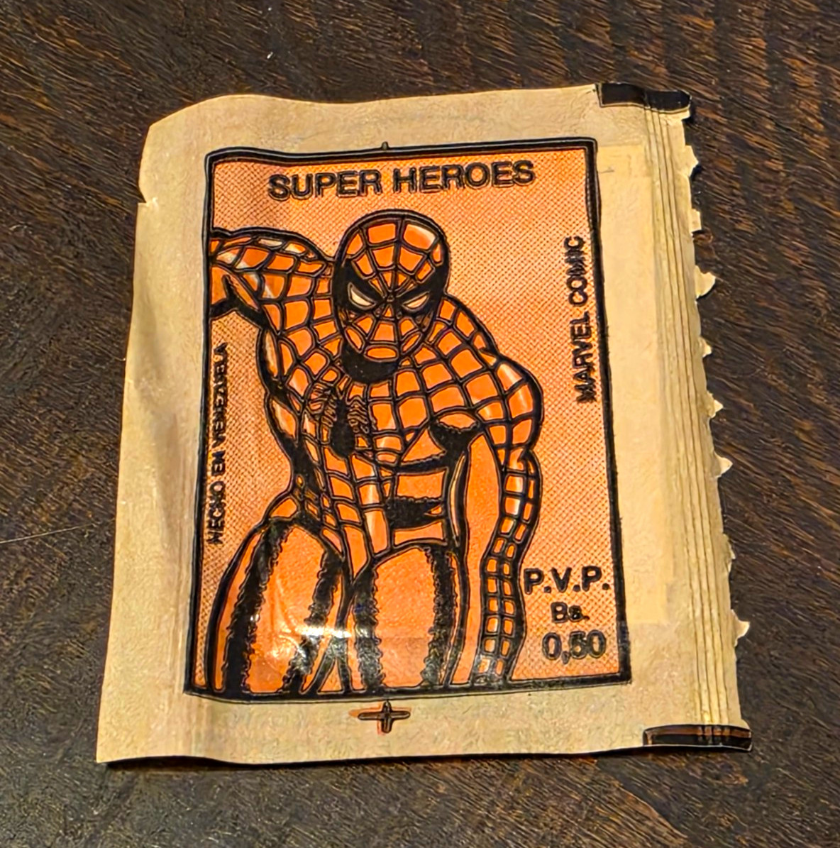Rare 1980 Reyuca Marvel Comics Super Heroes Spider-Man Sealed Sticker Pack