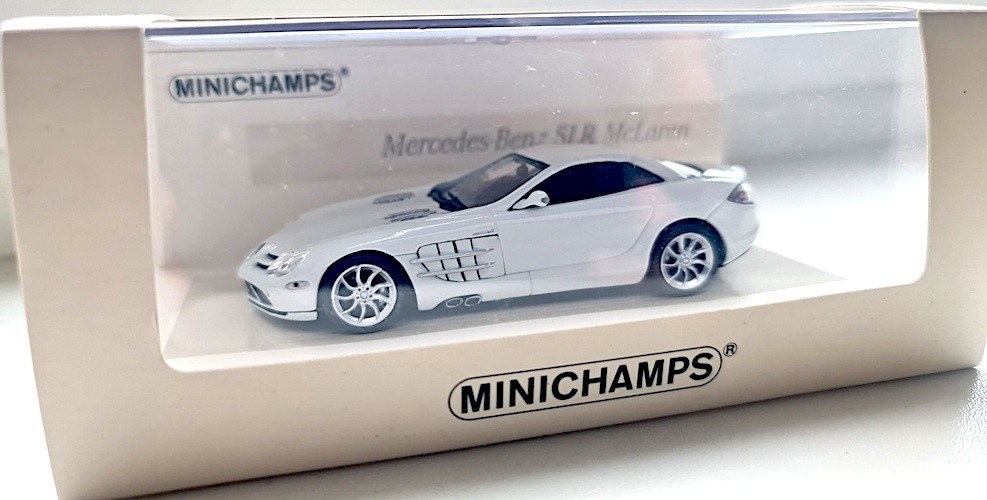 Ж MINICHAMPS 1/43 PMA Mercedes Benz SLR McLaren 2004 White Ж Minichamps