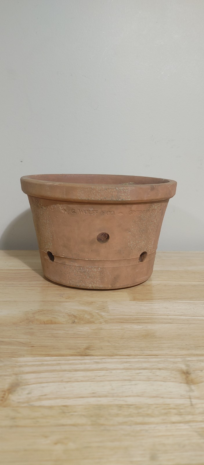 Rare Guy Wolff Handmade Orchard Pot 8\