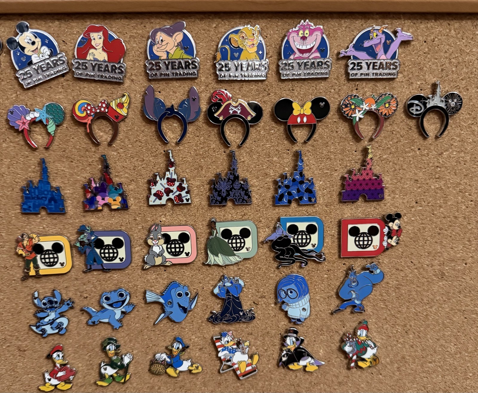 WDW Hiddem Mickey 2025 Wave A Full Set