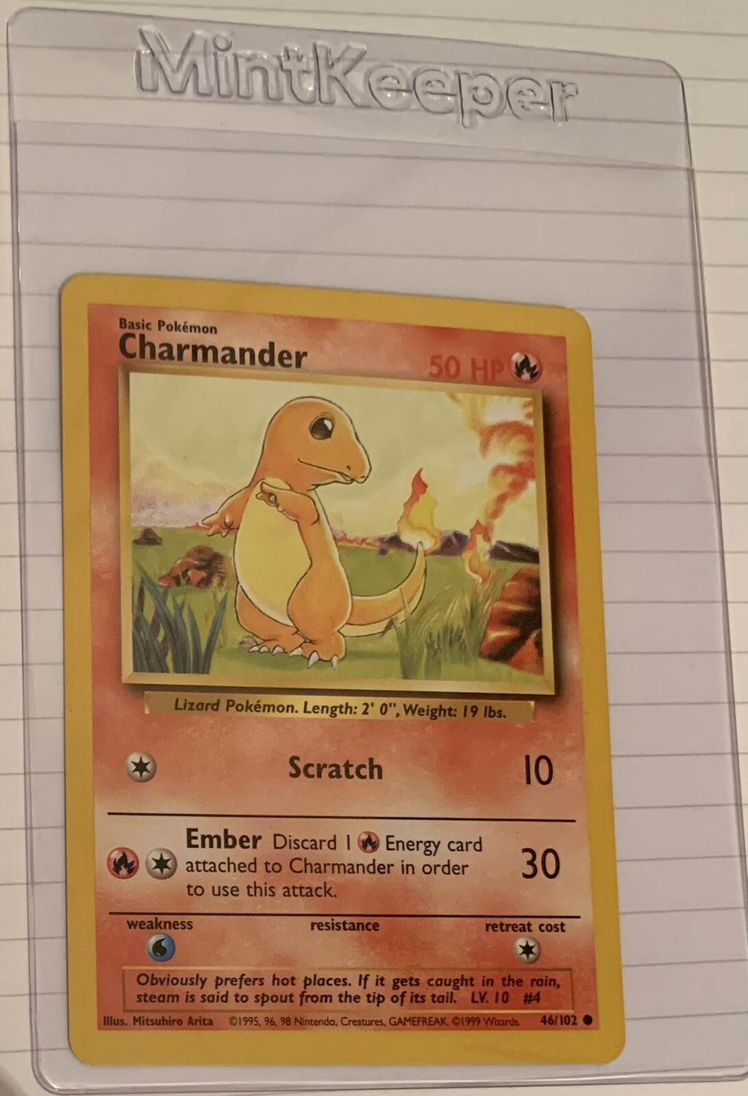 Charmander Pokémon card