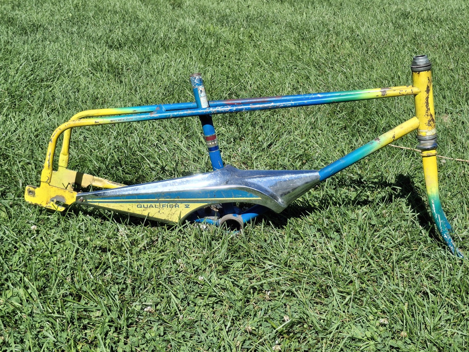 Otasco Qualifier 5 Speed Muscle Bike Frame,Forks And Guard Original Paint Rare