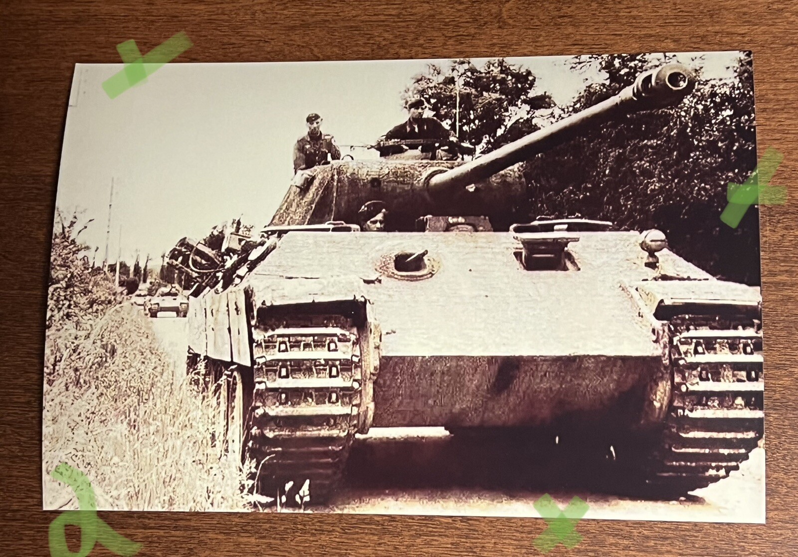WW2 German Panzer  Panther Tank 4x6” photo reproduction Bolt Action FOW k2 ver