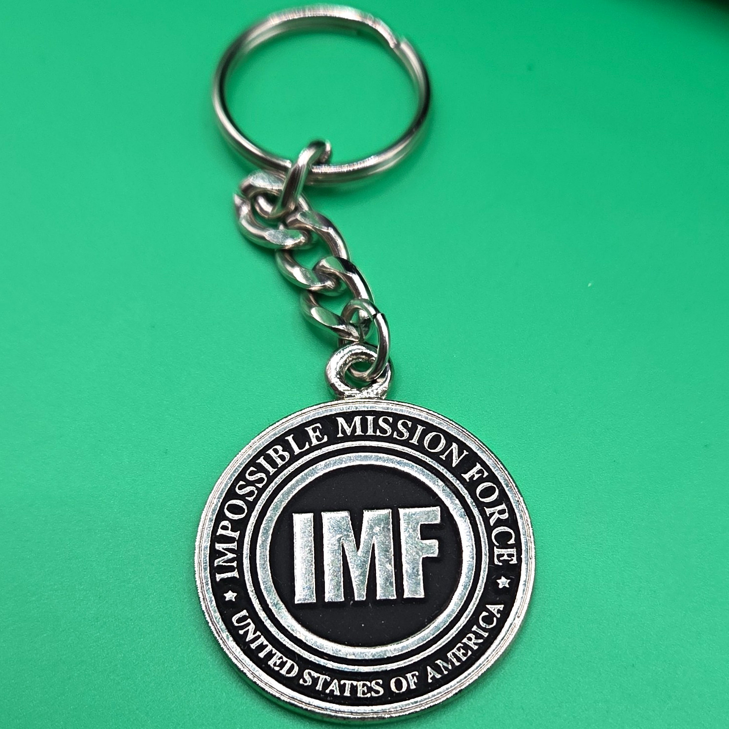 Mission Impossible: IMF (Impossible Mission Force) Metal Keychain