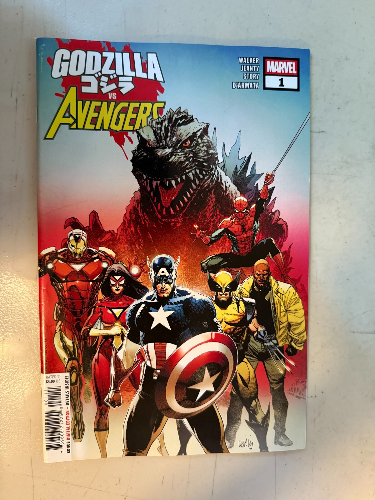Godzilla Vs Avengers #1 - Regular Cover - Marvel 2025