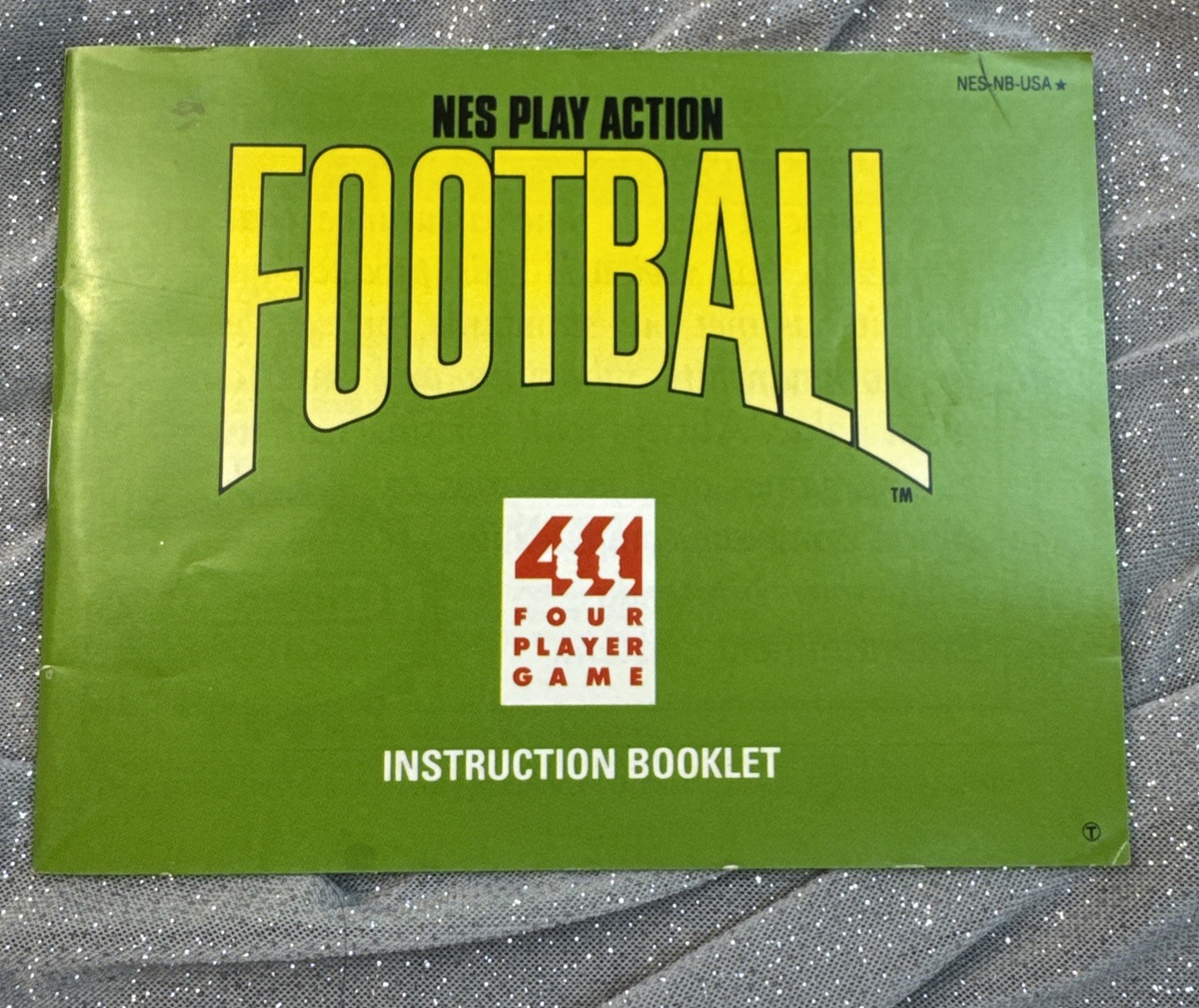 NES Play Action Football MANUAL ONLY (Nintendo NES, 1990)