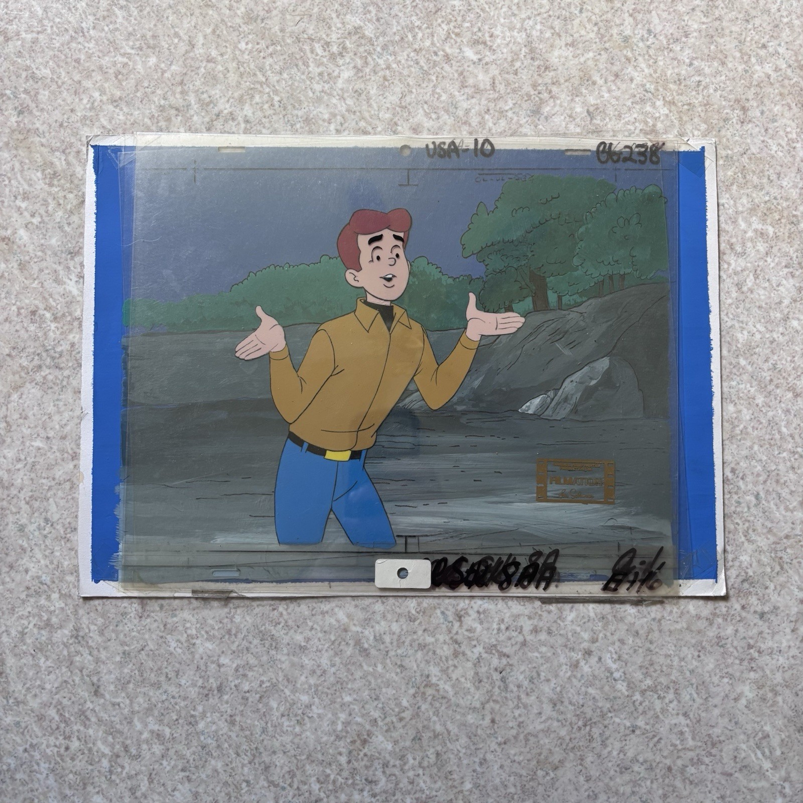 The Archie Show Production Cel Cels Multiple Filmation Studios 1968 1969 Vintage