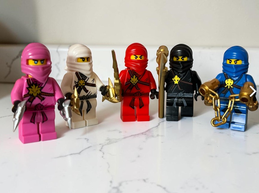 Ninjago Masters of Spinjitzu 4 Set Bundle Minifgure Lot MOC