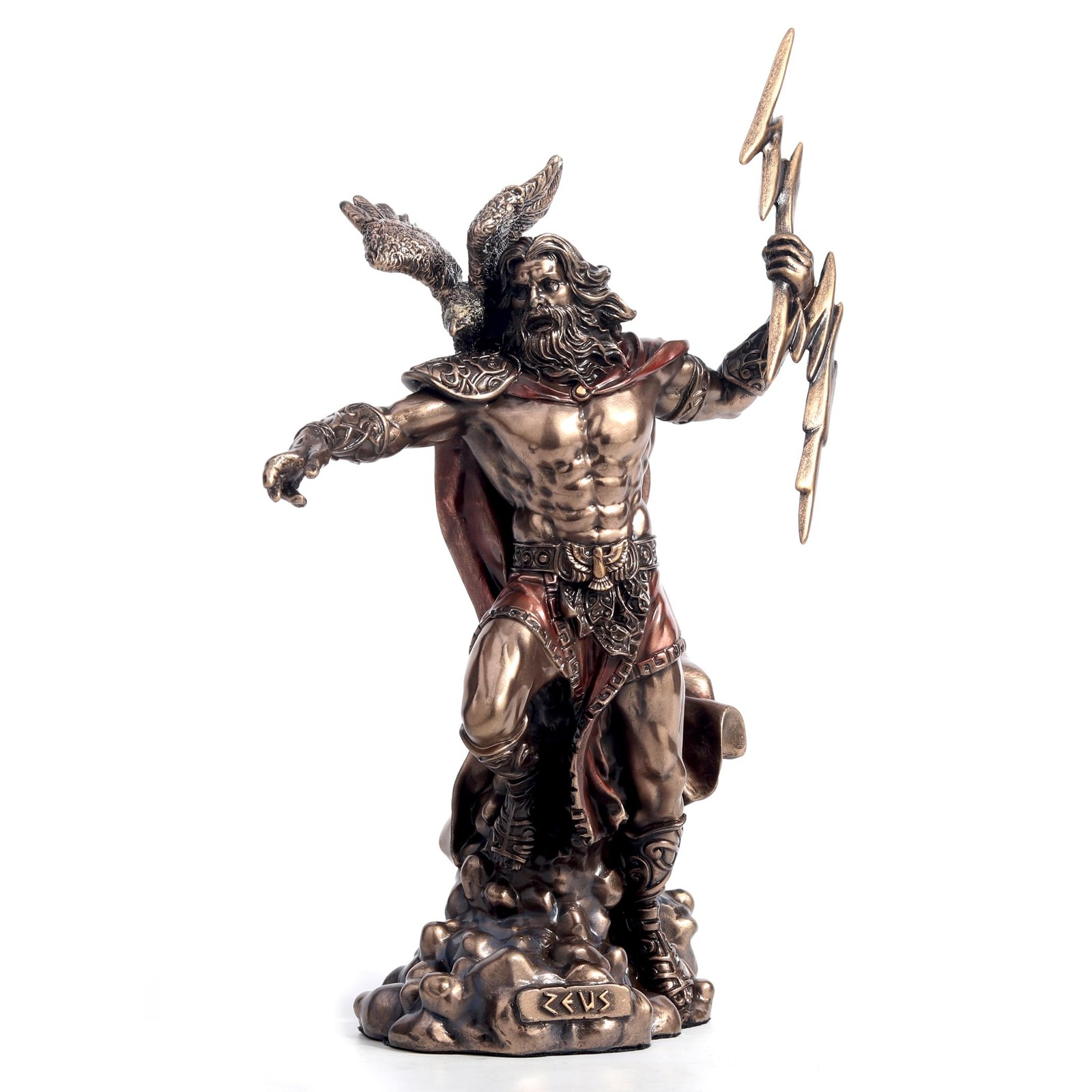 Veronese Design 7 1/2 Inches Zeus The Greek God of The Sky Cold Cast  Figurine