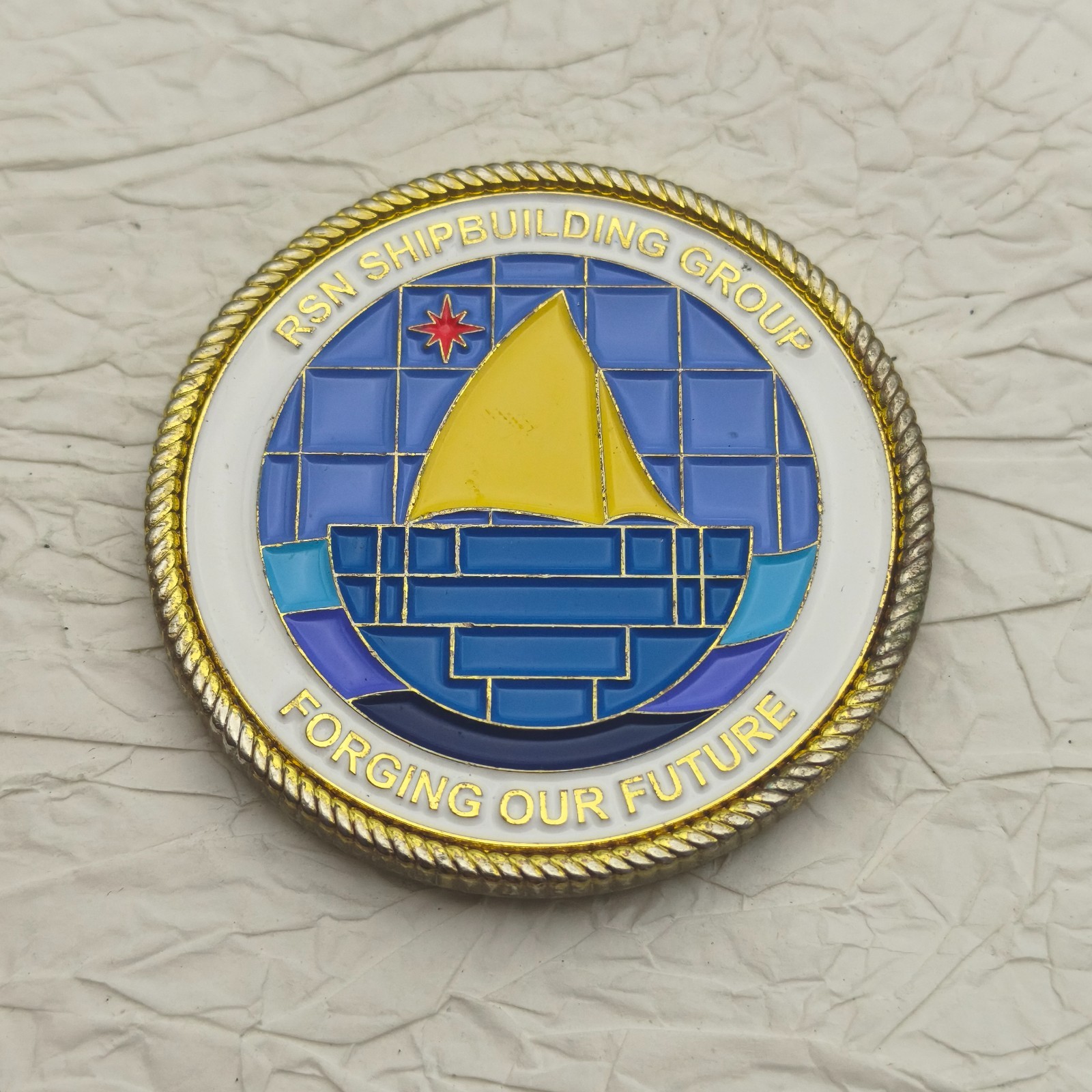 Singapore Navy RSN Offshore Patrol Vessel Challenge Coin