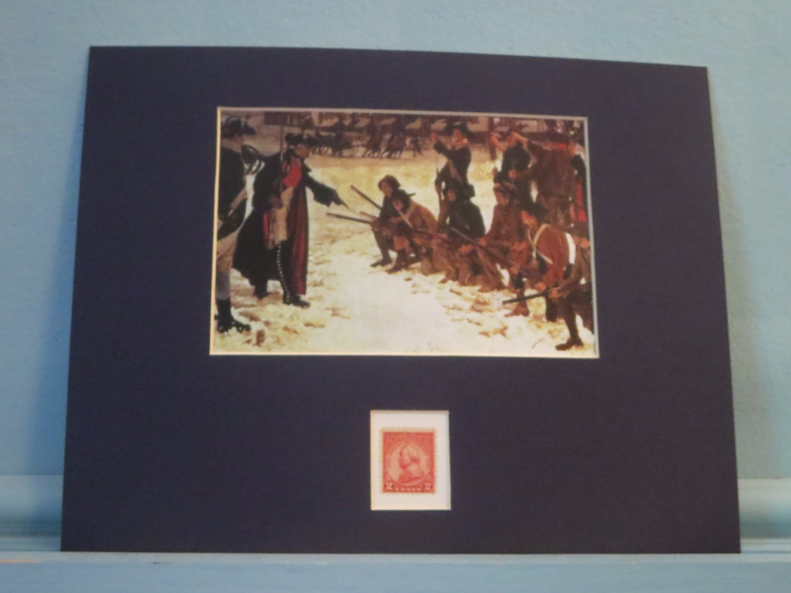 Baron Von Steuben trains American Soldiers at Valley Forge and his own stamp