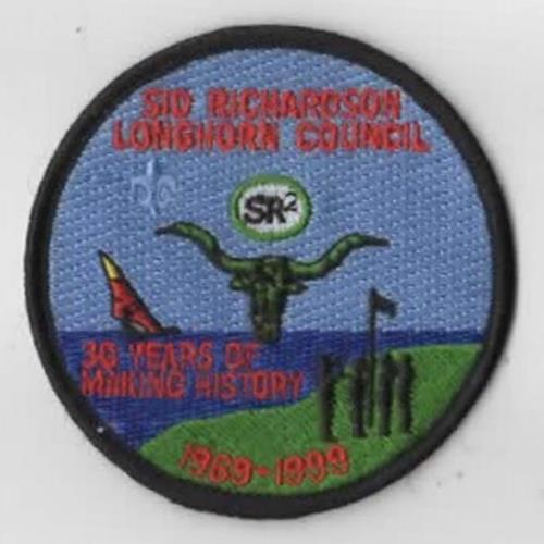 1969-1999 Sid Richardson Longhorn Council BLK Bdr. [CA-2493]