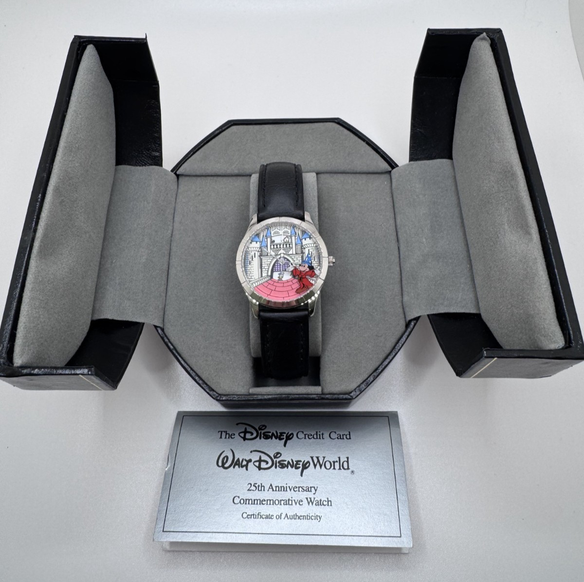 Mickey Mouse Sorcerer Fantasia Watch Disney World 25th Anniversary 110 of 2000