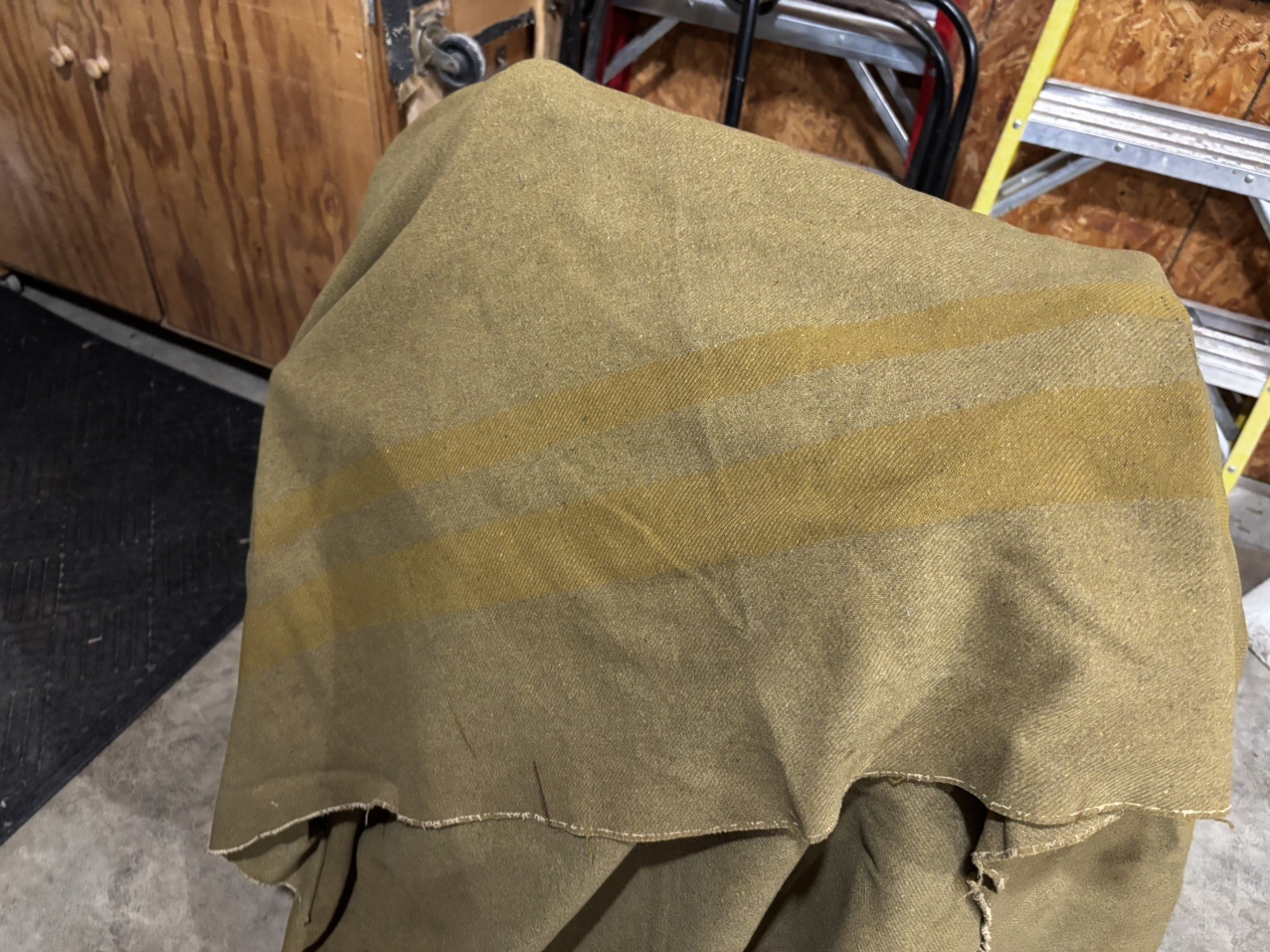 Original Pre to Early WW1 Era U.S. Army Wool Field Blanket, Full Size 1908