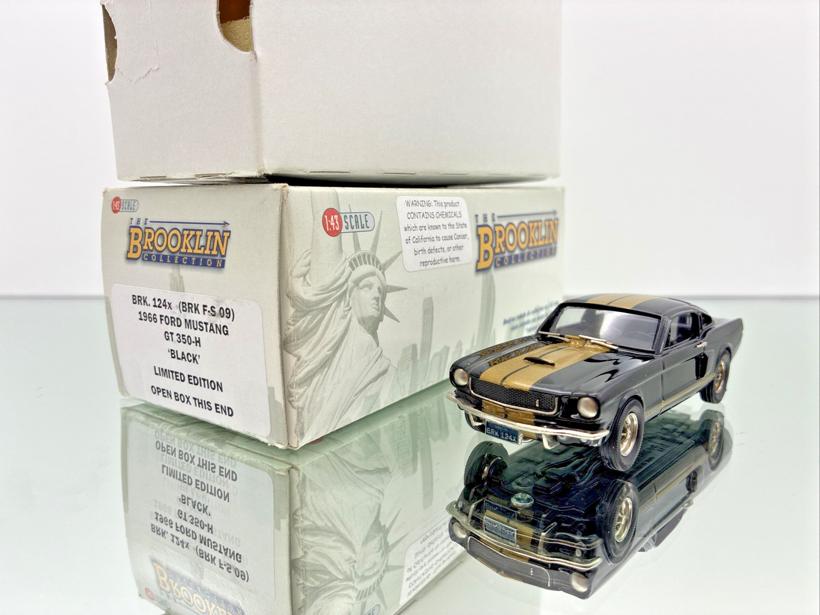 BROOKLIN MODELS 1966 FORD MUSTANG GT 350-H LIM. ED. BRK.124X (F-S-09) BNIB 1:43