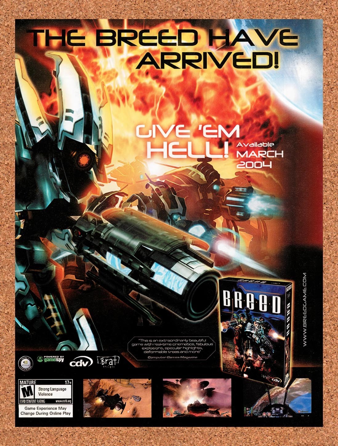 2004 Breed PC Original Advertisement / Retro Promo v2