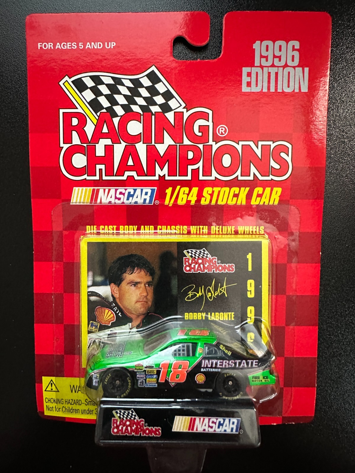 Racing Champions | #18 Bobby Labonte (Interstate) | 1996 Edition | 1:64