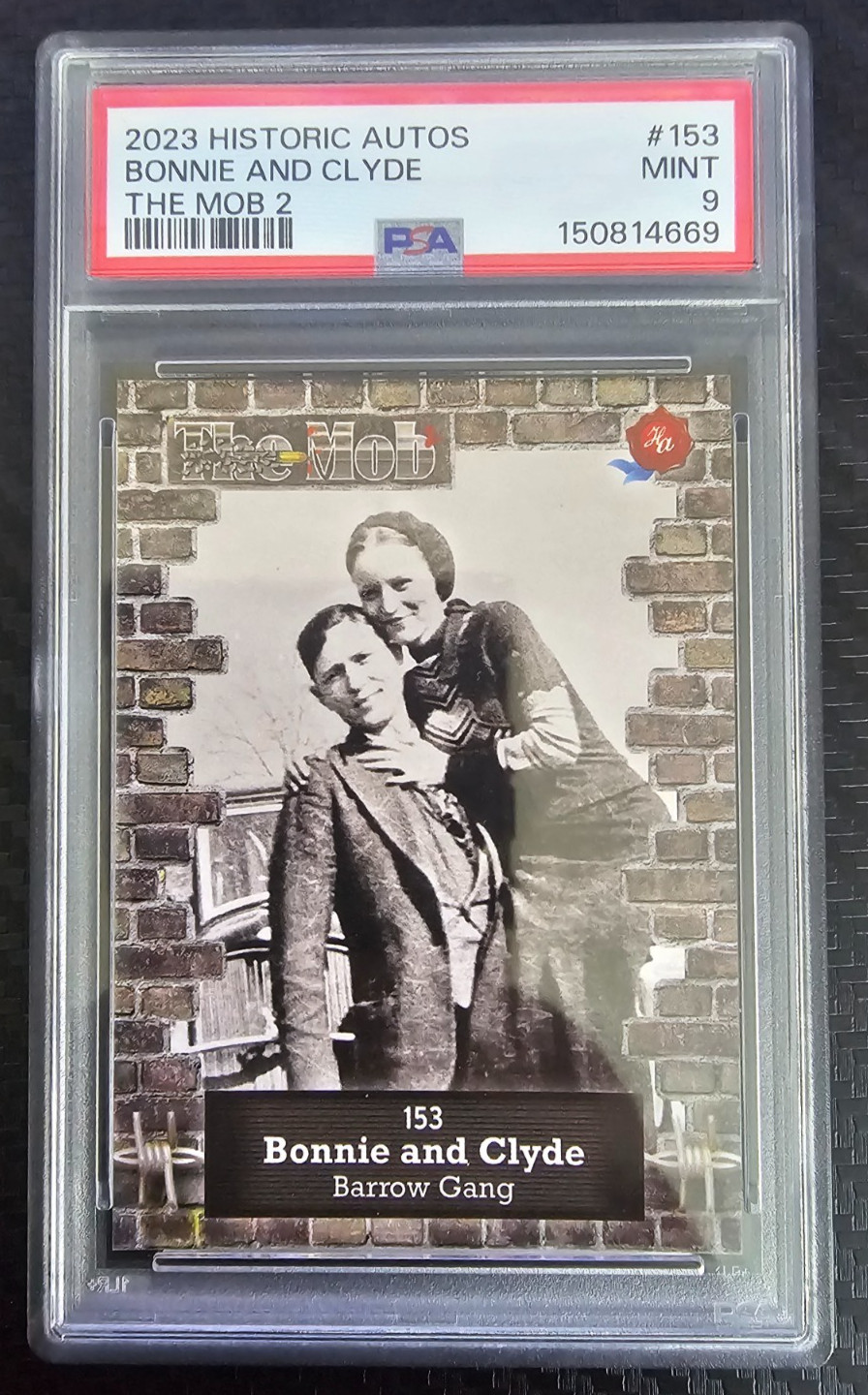 2023 Historic Autograph The Mob 2 Bonnie and Clyde PSA 9