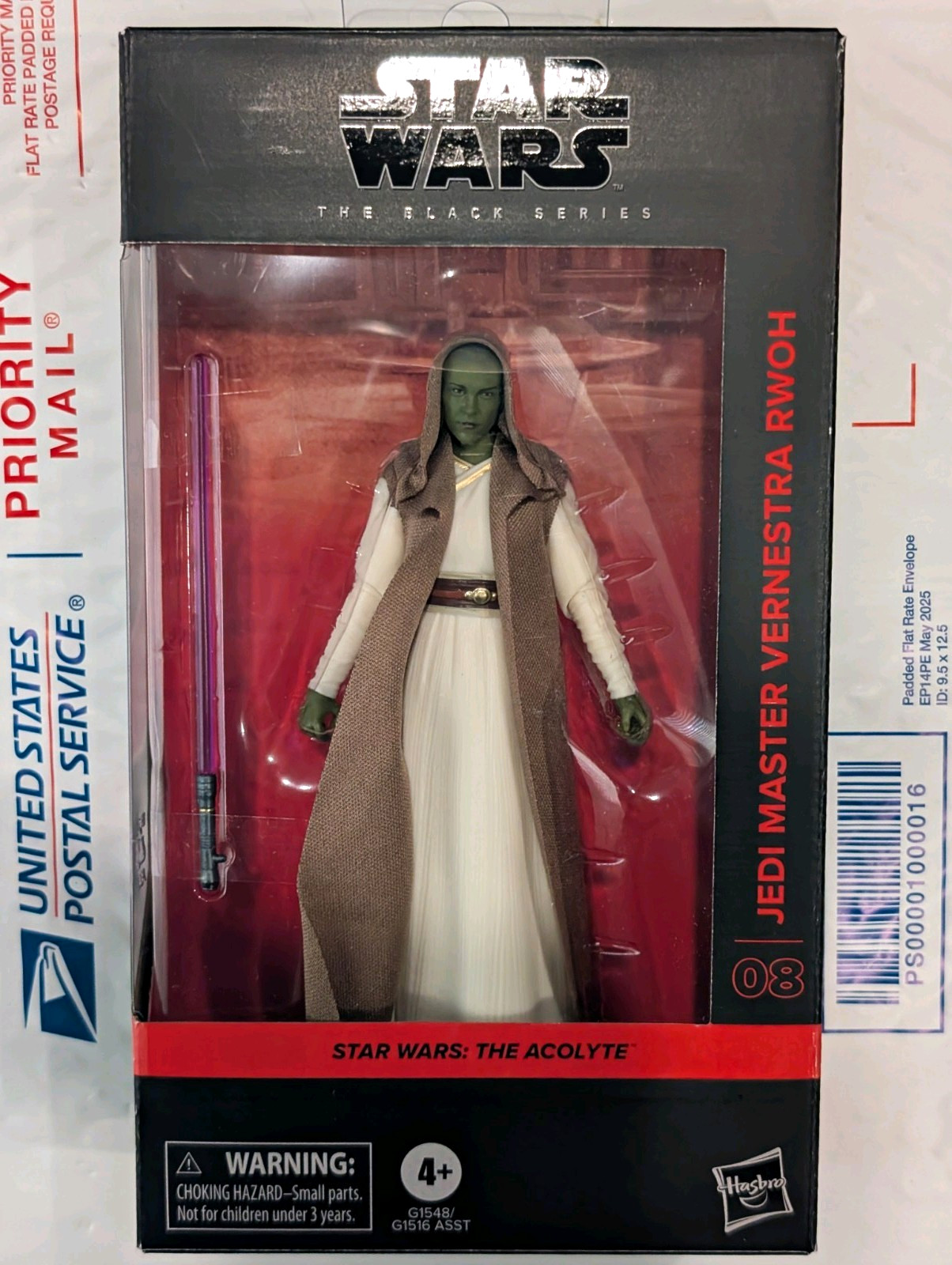 Hasbro Star Wars Black Series Vernestra Rwoh #08 Action Figure Acolyte 2024