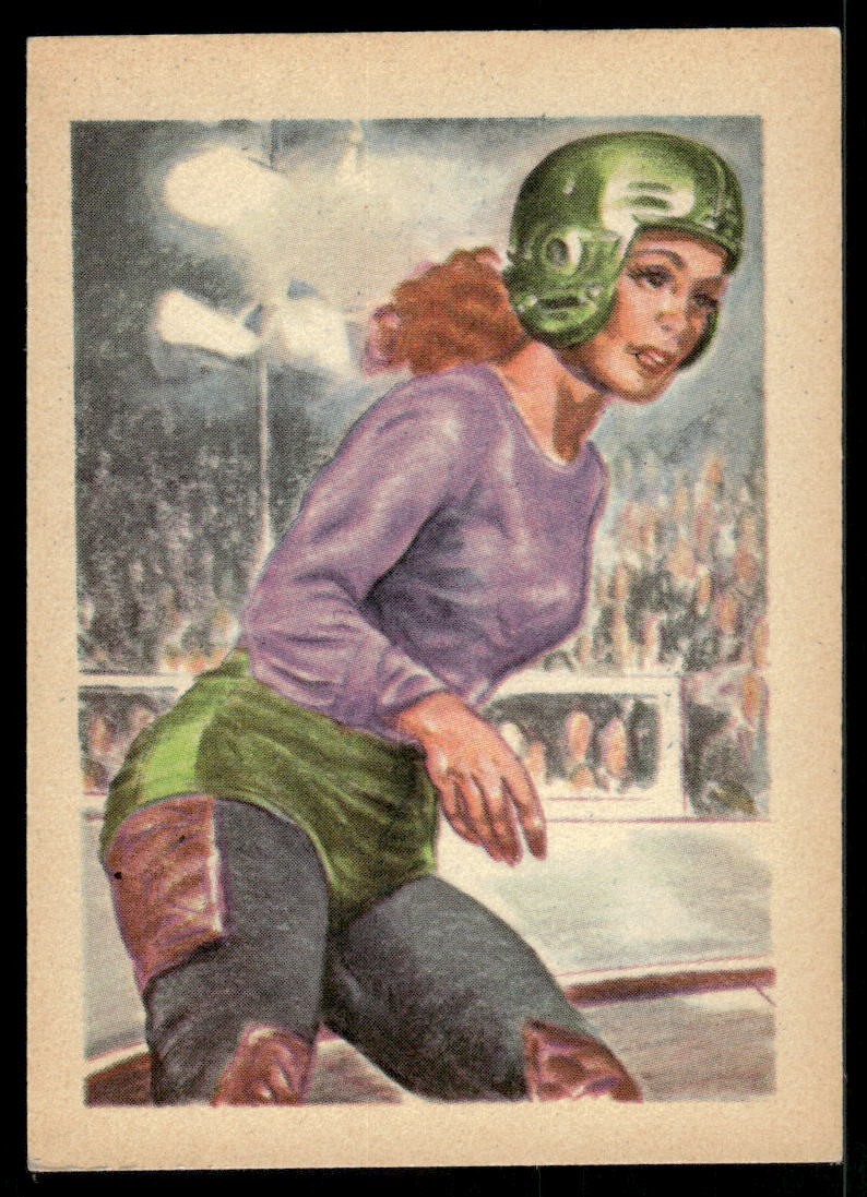 Roller Derby Skating 1956 Adventure Gum Card #81 (EX)