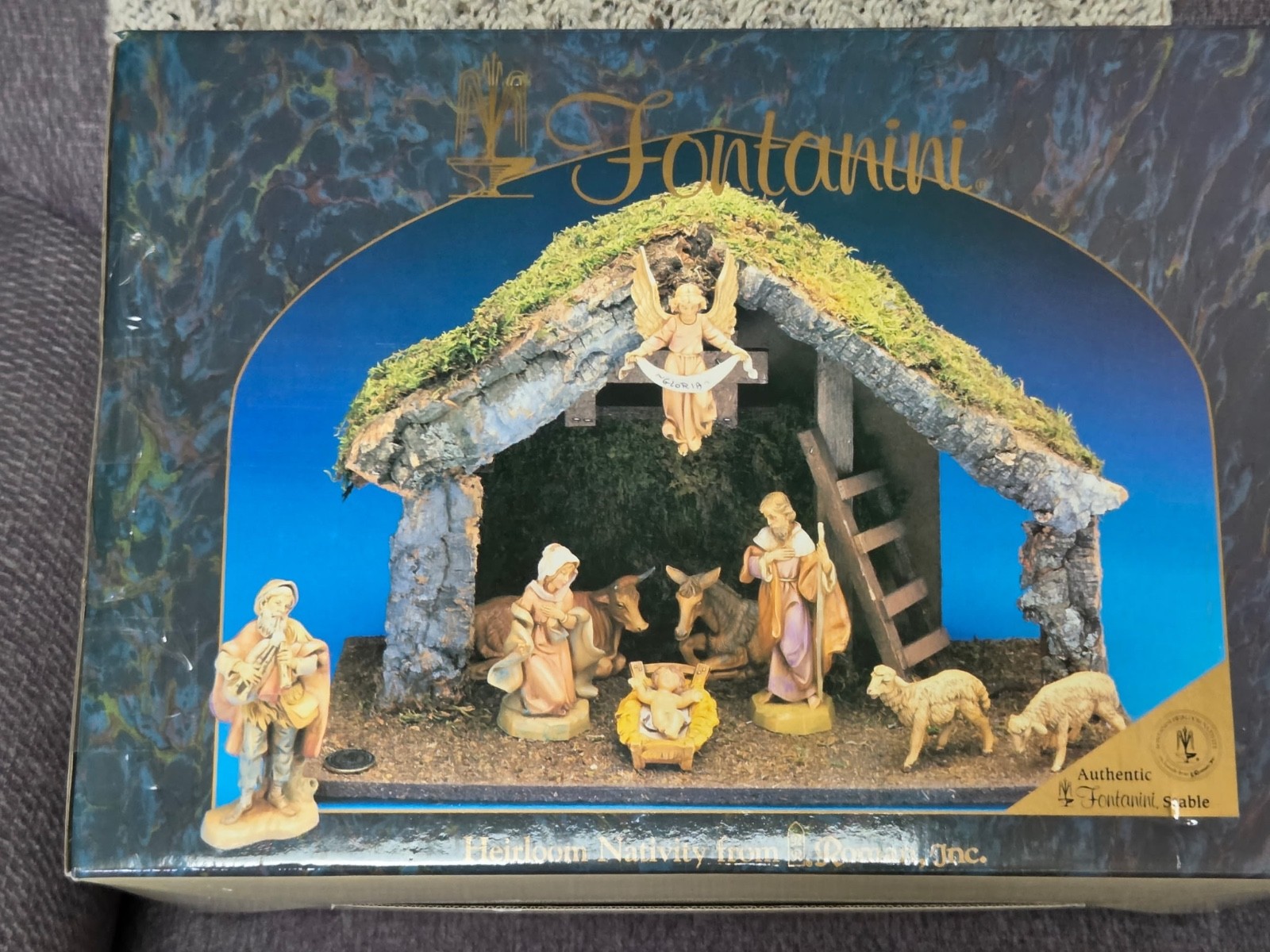 Fontanini Italian Made 14 piece Nativity Set with Free Bonus Pieces