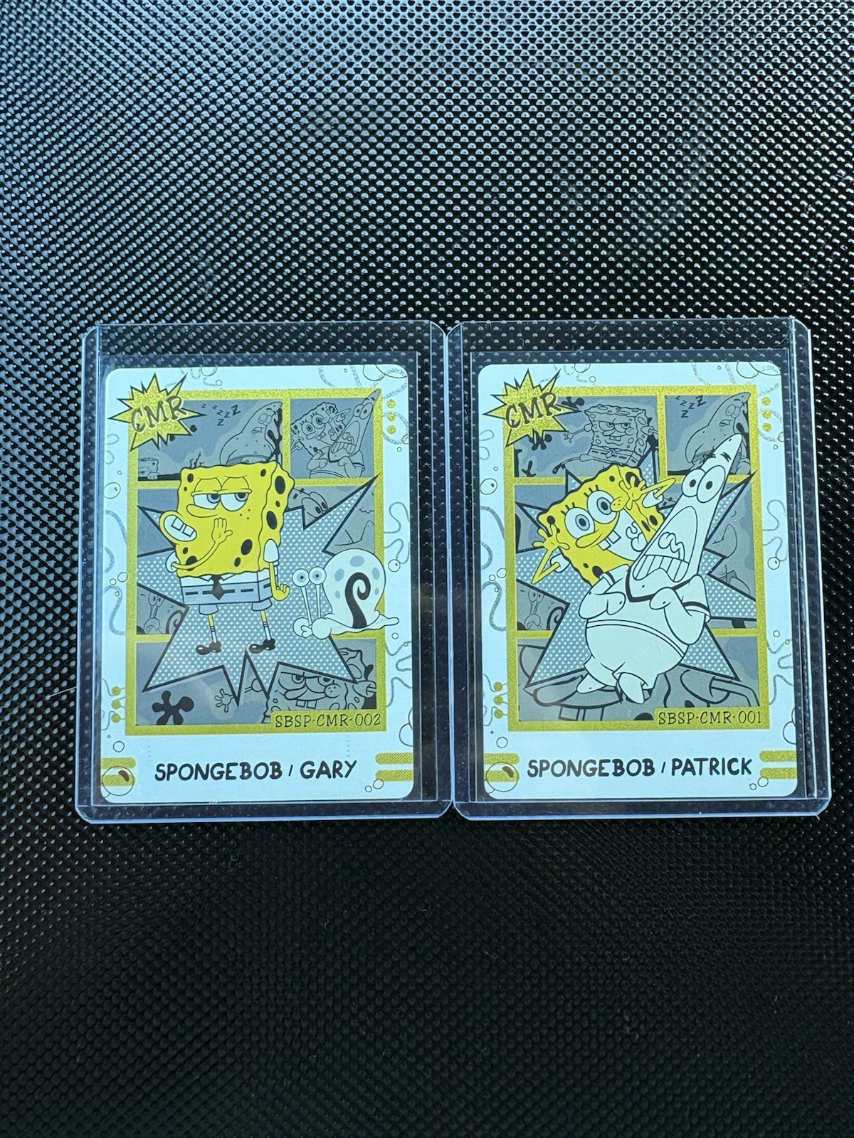 SpongeBob SquarePants CMR 2024 Trading Card Lot 2 SBSP-CMR-001/002 Gary