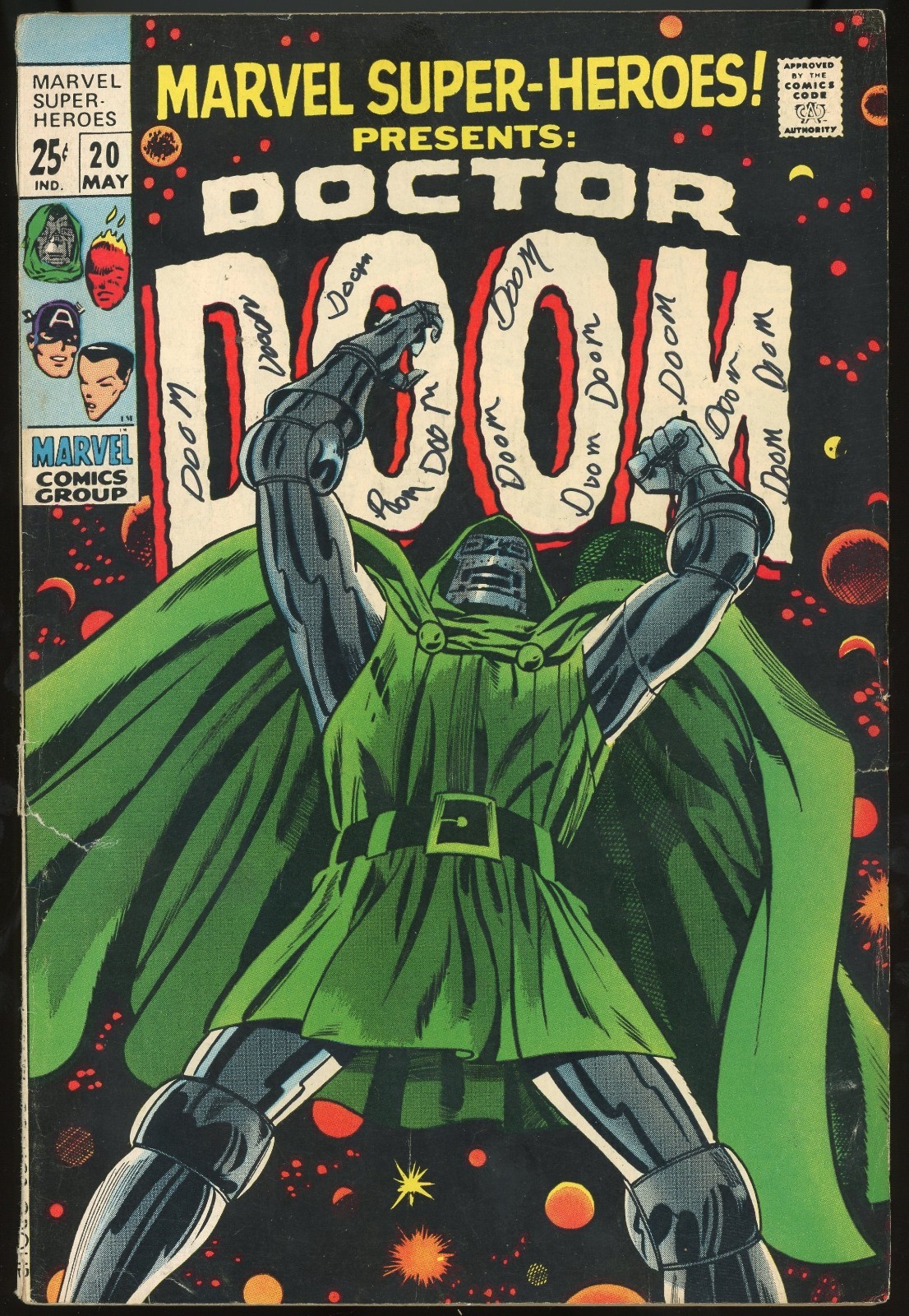 Marvel Super-Heroes Presents: Doctor Doom #20 Marvel May 1969 (G/VG)-RareCo