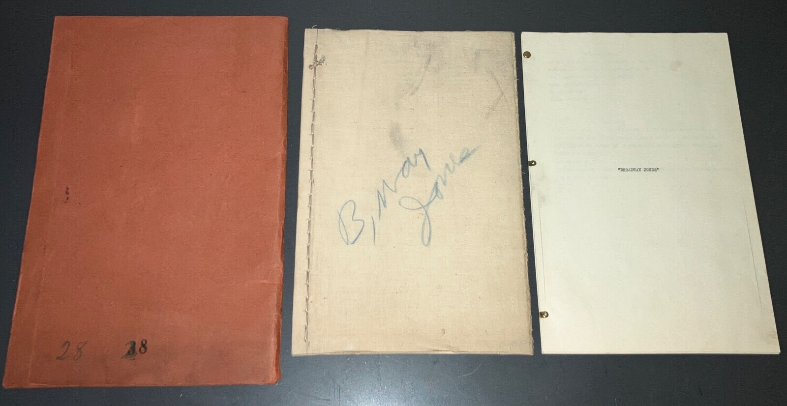 FOLLIES THEATER L.A. 1920s Dalton Brothers BROADWAY JONES 2 Scripts Archive COA