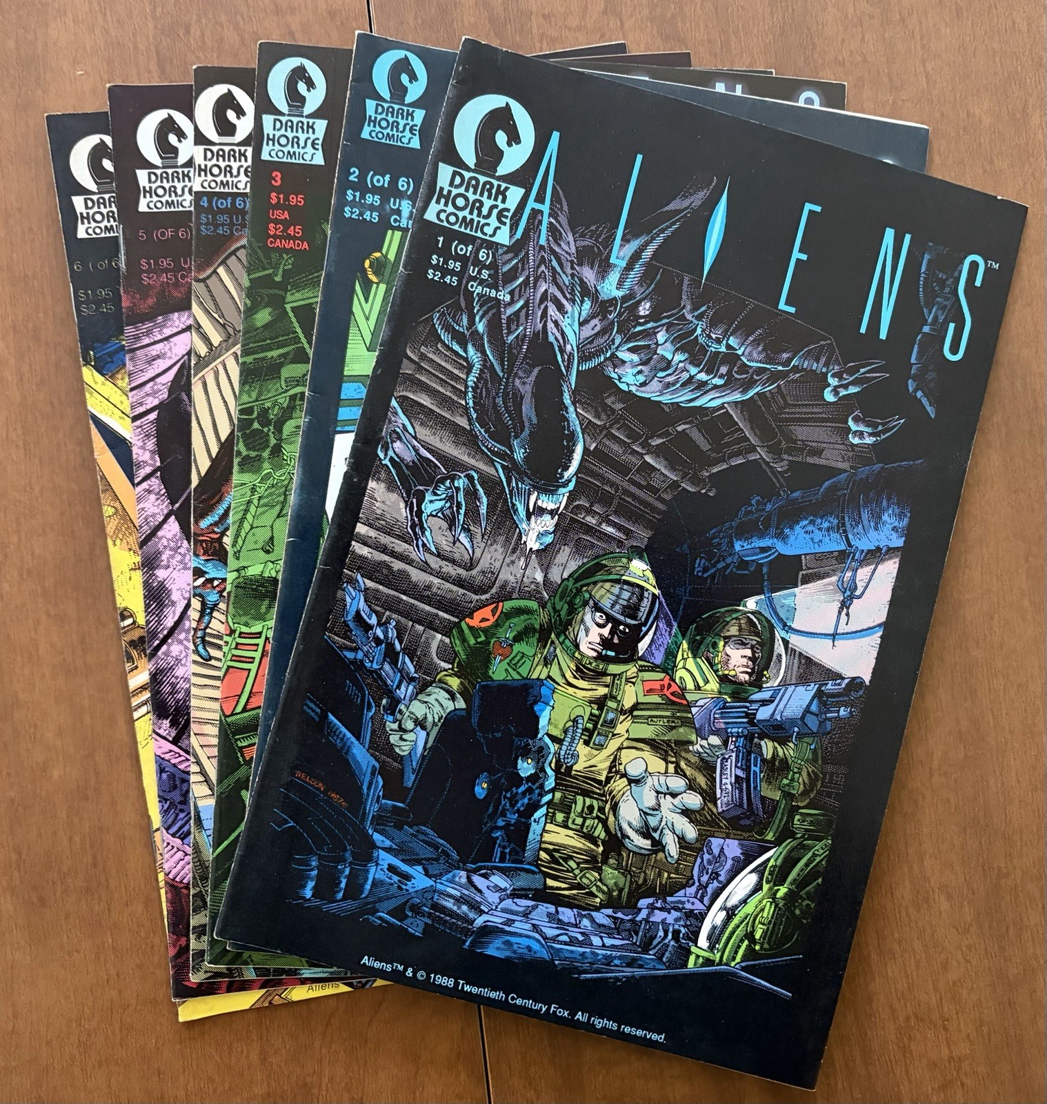 Aliens #1-6 Complete Set FN/VF 1988 Dark Horse KEYS All 1st prints