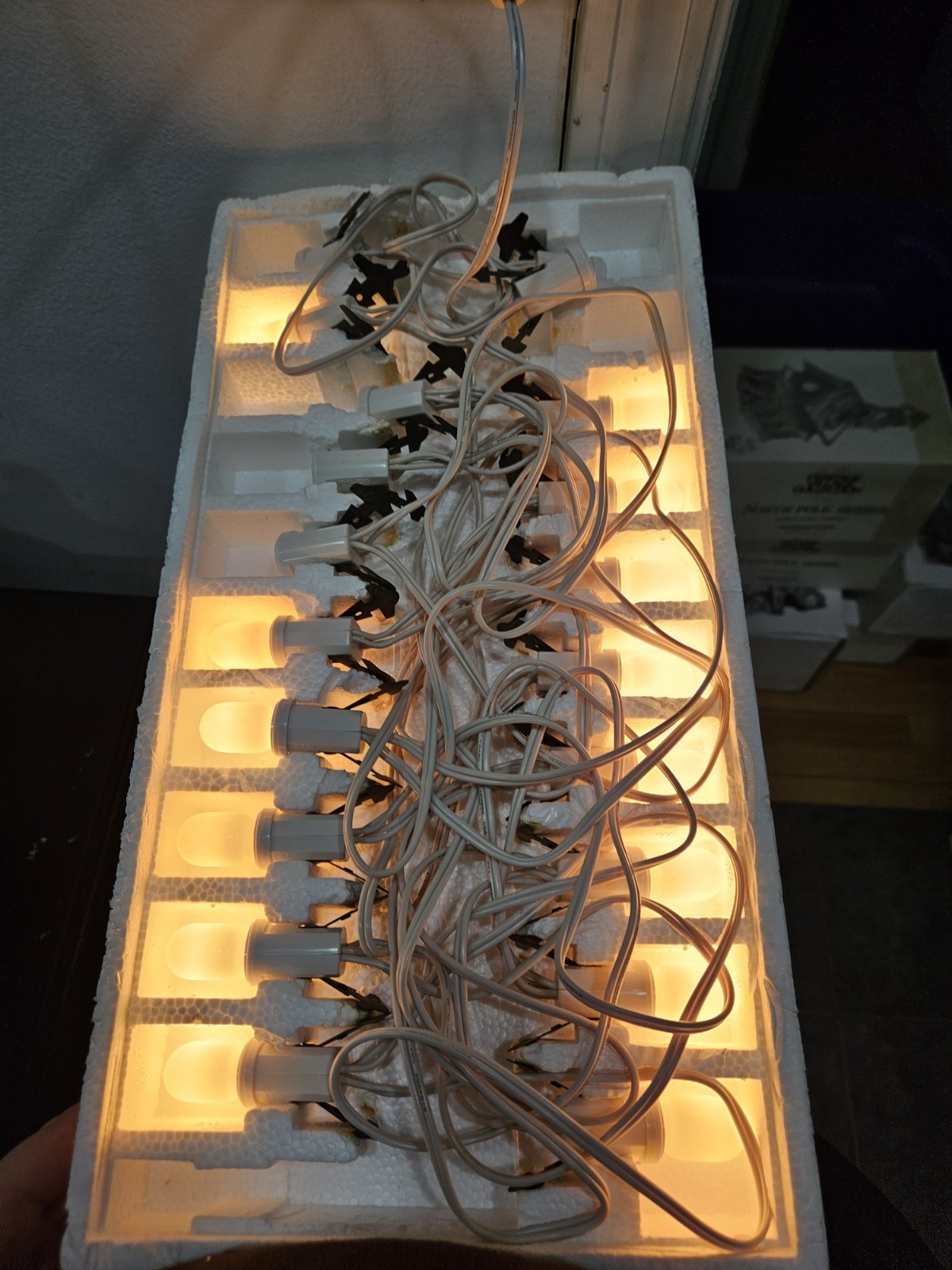 Department 56 Village 20 Socket Light Set White 99278 Holiday