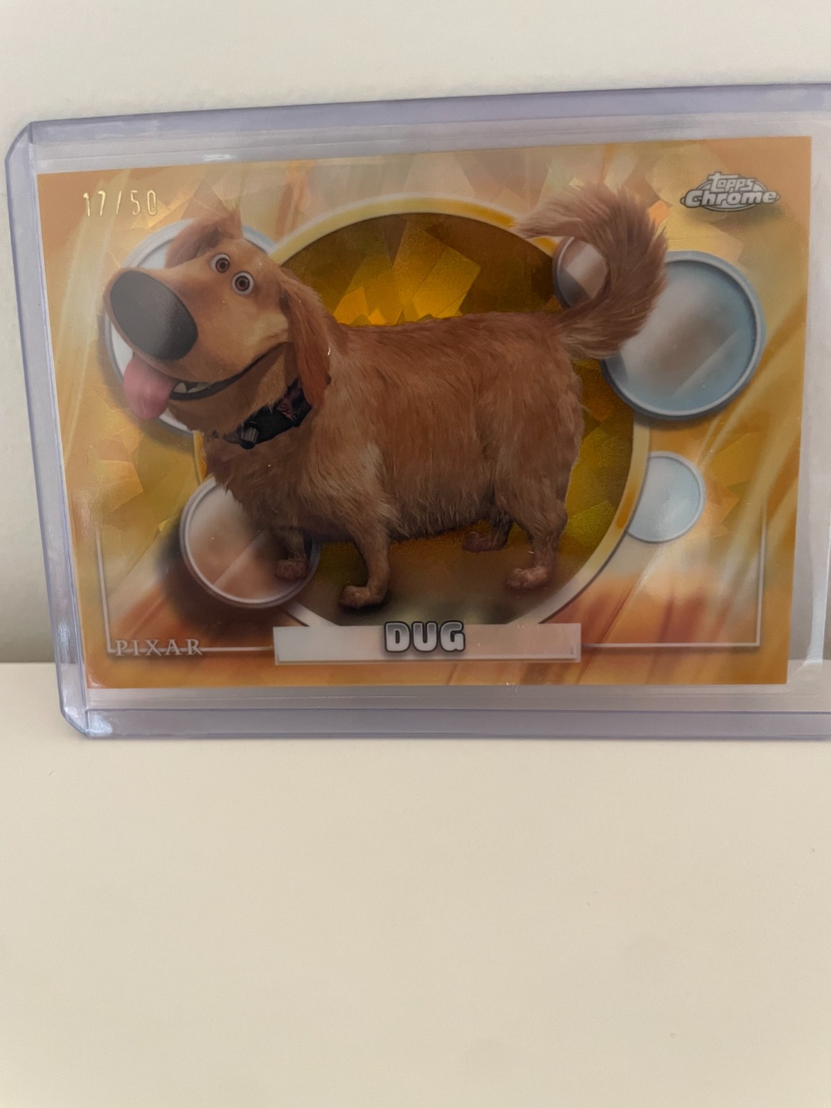 2026 Topps Chrome Disney Dug Gold Refractor #/50 Up