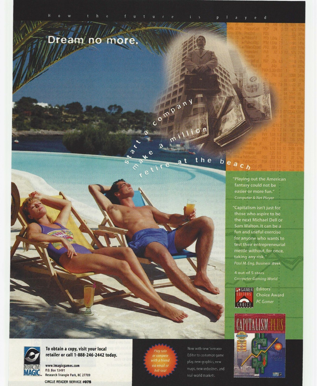 Capitalism Plus Print Ad/Poster Art PC Big Box